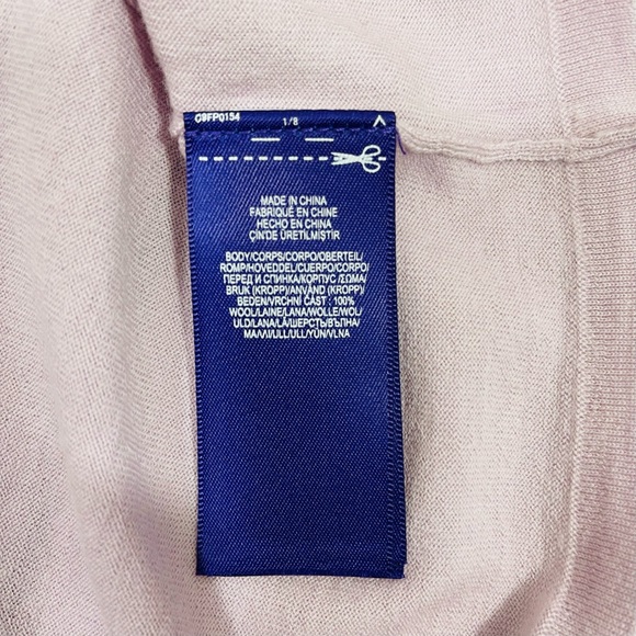 Ralph Lauren Purple Label Women Turtle Neck Sweater Size M Pre-Fall Sleeveless. - Picture 8 of 11